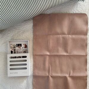 Gathre Bonded Leather Diaper Changing Mat in Pink